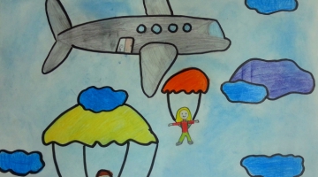 3. miesto v kategórii I. stupeň ZŠ: Alica Letašiová - Ohromujúci vynález - Padák, Trstená